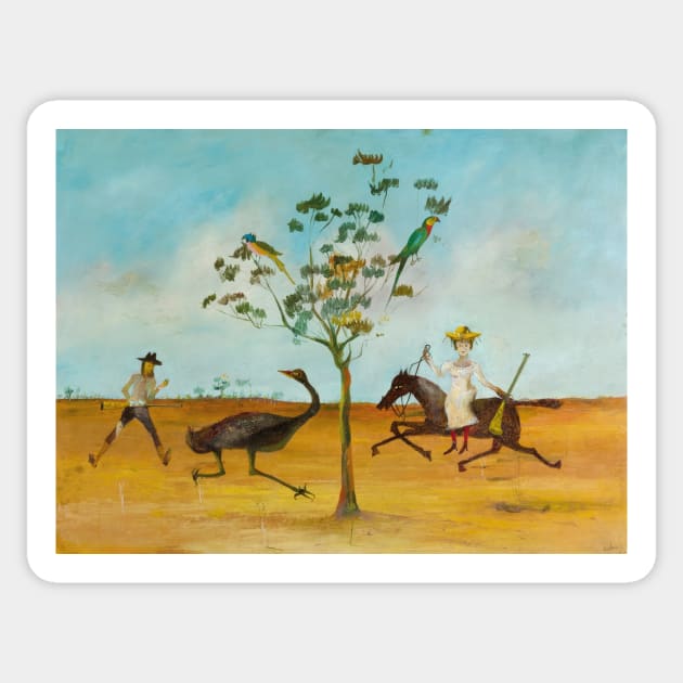 Sidney Nolan Sticker by Kollagio